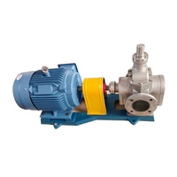 Pompe à engrenages circulaire à arc sanitaire YCB-10 en acier inoxydable haute pression OEM pour huile alimentaire et liquides chimiques