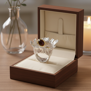 Speciale di Disegno del Commercio All'ingrosso Grande <span class=keywords><strong>Granato</strong></span> Pietra 925 <span class=keywords><strong>Anello</strong></span> Gioielli In <span class=keywords><strong>Argento</strong></span> - Product Image 3
