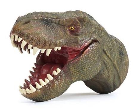 Military Green T-Rex Hand Puppet