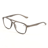 Lunettes de lecture à double pont et monture carrée pour hommes et femmes, verres transparents, charnières à ressort, lunettes de presbytie tendance