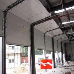 Puerta <span class=keywords><strong>de</strong></span> Garaje Industrial Motorizada, Impermeable, <span class=keywords><strong>de</strong></span> Acero Inoxidable, con Elevación Vertical <span class=keywords><strong>de</strong></span> Gran Altura <span class=keywords><strong>para</strong></span> Uso en Garajes - Product Image 3