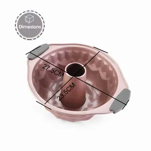 Quadratische Silikon form Backform Perfekt für Brownies, Brot und hausgemachte Kuchen