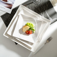 Vaisselle d'assiettes en mélamine 100%, ensemble d'assiettes de table en mélamine