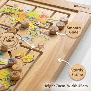 Juguetes <span class=keywords><strong>de</strong></span> Madera para Pared Directo <span class=keywords><strong>de</strong></span> Fábrica, Más <span class=keywords><strong>de</strong></span> 100 Diseños STEM, Paneles Interactivos con Rieles Deslizantes, Color Madera Natural, Madera <span class=keywords><strong>de</strong></span> Abedul y Haya - Product Image 2