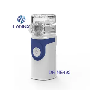 Lannx Dr NE492 Custom Verstuiver Compressor Mini Batterij Ultrasone Nebulziers Astma Vernevelaar Machine Draagbare Voor Ziekenhuis