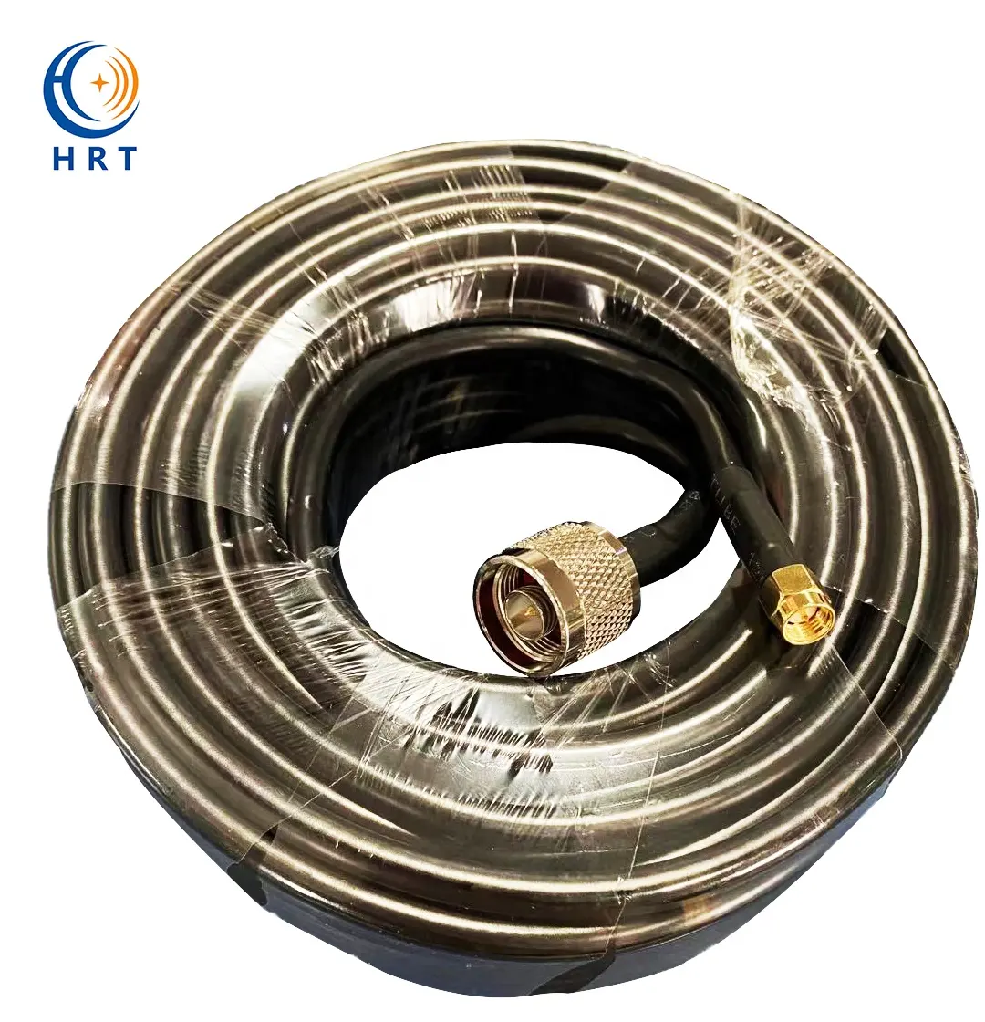 1m LMR240 Cable withN-k to RPSMA-J for outside antenna OR customized length and connector