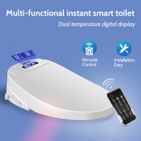 Housses de siège de toilette chauffantes intelligentes pour bidet avec télécommande