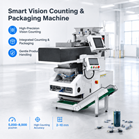 Machine de comptage et d'emballage intelligente Smart Vision 5000-8000 pièces/min pour composants électroniques (condensateurs, résistances, transistors) de 2 à 10 mm