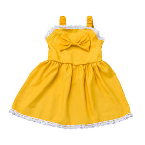 Vêtements d'été pour bébé, robes de princesse pour enfants, robes en dentelle pour filles avec nœud de Chine - Product Image 1