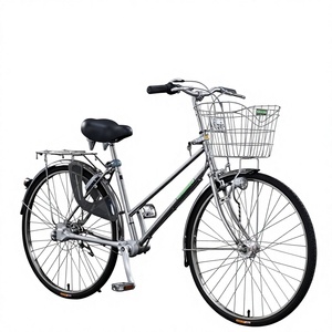 Venta al por mayor transfronteriza: <span class=keywords><strong>Bicicleta</strong></span> de estilo japonés de 26 pulgadas para exportación, de acero aleado, de grado urbano, con transmisión sin cadena y eje de transmisión triple. - Product Image 1
