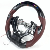 Volant de sport en fibre de carbone LED pour Lexus IS LS NX GX RCF ES200 RX300 IS350 IS200 CT200 IS250 RCF GCF Volant de voiture