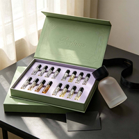 Coffret cadeau de parfum magnétique de luxe haut de gamme, boîte en papier rigide, plusieurs flacons, emballage de parfum avec insert en mousse EVA