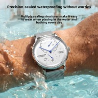 Montre personnalisée avec logo OEM à bas prix, vente en gros de montres-bracelets pour hommes avec un design luxueux, entièrement étanche, montres chronographes pour hommes