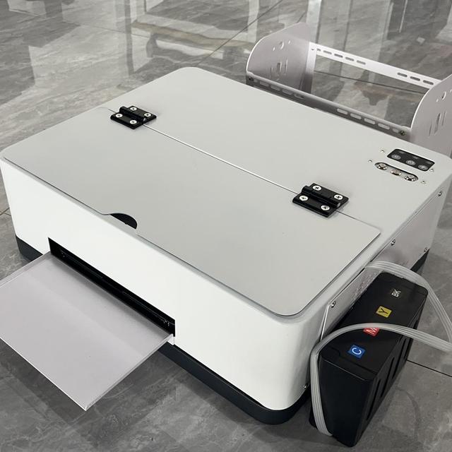 Multifunction Digital 4 Colors Flatbed Label Printer Desktop Roll to Roll Digital Inkjet Label Printing Machine