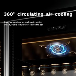 Vitrine réfrigérée commerciale à température unique, entièrement vitrée, pour boissons et gâteaux, certifiée ETL, pour supermarchés - Product Image 5