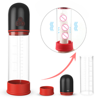 HDC Soft Silicone Artifical Air Suction Pussy Electric Male Penis Pumps Size Doctor Pro Extender