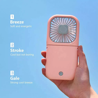 Ventilateur portable rechargeable 5 vitesses le plus vendu, silencieux, mini-ventilateur de poussette pour l'été, flexible et portable