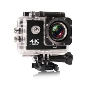 Groothandel hd video camera 4k 1080p-Waterdichte Onderwater Afstandsbediening Anti Shake Wifi 30fps Dv Video Full Hd 1080P Sport Cam 4K Resolutie Action camera
