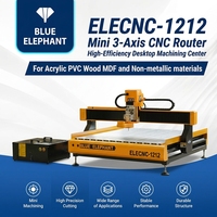 Mini routeur CNC 6090 1212 pour le travail du bois, facile à utiliser, pour les amateurs et les utilisateurs domestiques, avec capteur de précision manuel