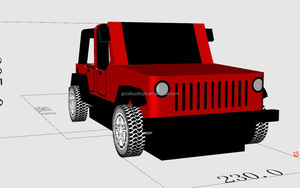 Factory Custom Advertising Equipment Blow up Motor <strong>Car</strong> Model Giant <strong>Inflatable</strong> jeep <strong>Car</strong> - Product Image 6
