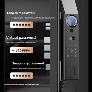 3D Nhận dạng khuôn mặt mật khẩu cửa thông minh khóa Wifi tuya ứng dụng đám mây thẻ nhớ mở khóa thẻ cho gỗ/Thép/Thủy tinh/đồng/Nhôm - Product Image 3