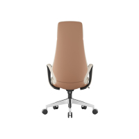Chaise de bureau ergonomique, mobilier de maison moderne et populaire, chaise de bureau ergonomique en cuir pour l'étude, la bibliothèque privée