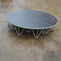 Le podium rond extérieur d'étape de tambour facile assemblent l'étape mobile pour l'événement