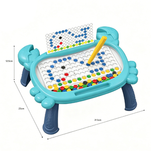 Lavagna Magnetica EPT per Bambini a Forma di Granchio, Giocattolo Educativo con Penna Magnetica e Gambe Staccabili - Product Image 4