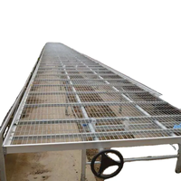 Système hydroponique Soteng Ebb Tide Flood Tray avec table roulante mobile et bacs de semis automatiques - Garantie 1 an, faible coût d'entretien