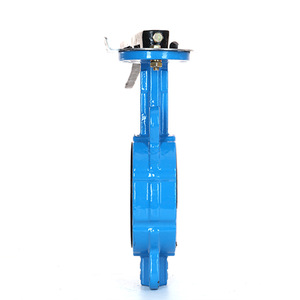 Vanne papillon manuelle Tzd Tangzheng D71F 10 16Q avec corps en fonte ductile et revêtement PTFE pour milieux faiblement acides et alcalins - Product Image 2