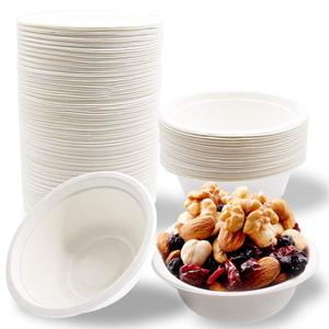 Biodégradable chaud jetable 28oz bol à <span class=keywords><strong>soupe</strong></span> naturel best-seller canne à sucre 350ml bol rond micro-ondable - Product Image 1