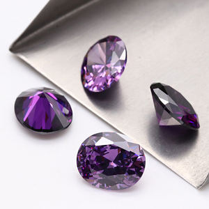 Batu permata longgar <span class=keywords><strong>Cz</strong></span> bentuk potongan Oval 5A kualitas tinggi 2x3mm-13x18mm putih/hitam/merah muda/<span class=keywords><strong>Garnet</strong></span> grosir zirkonia kubik sintetis - Product Image 3