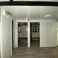 Maison conteneur respirante de 40 pieds à assemblage rapide avec chambre et entrée, conception modulaire préfabriquée de Hebei