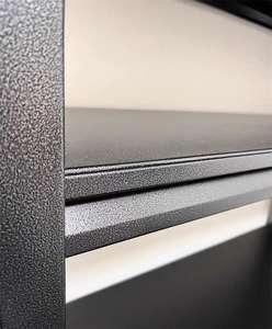 Di alta qualità esterno nero e <span class=keywords><strong>argento</strong></span> martello tono rivestimento in polvere personalizzare il colore per mobili in metallo acciaio polvere pittura a spruzzo - Product Image 2