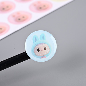 Pegatinas epoxi personalizadas Haiqi, etiquetas autoadhesivas transparentes con logotipo de coche en 3D de cristal para decoración de vehículos - Product Image 4