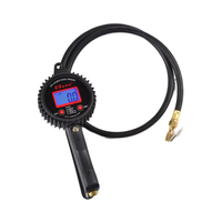 Professional inflation/deflation tire pressure gauge ergonomic handle one-handed operation car beauty perfect choice