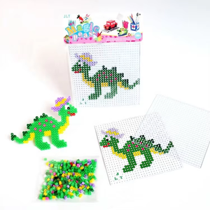 Modello personalizzato fai da te dinosauro Hama perline divertenti 5mm Perler in ferro con molti colori <span class=keywords><strong>giocattoli</strong></span> educativi - Product Image 4