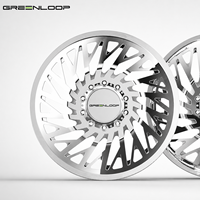 GREENLOOP 8x165.1 8x200 pour Ford F150 Silverado1500 22x8.25 24 26 28 pouces Jantes doubles pour pick-up en alliage forgé