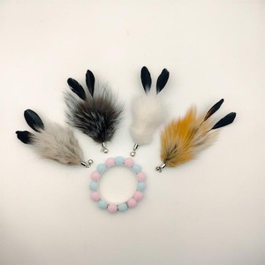 Cabeza de Repuesto para Varita de Gato con Plumas de Piel de Zorro y Campana, Surtido de Accesorios de Recambio para Juguetes de Gato para Juego y Entrenamiento de Gatitos - Product Image 5