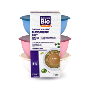 <b>Set</b> contenitori alimenti 3 pz (900ml) EVERYWHERE BIO Colori assortiti 29268752 - Product Image 2