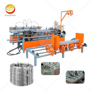Máquina de Tejer Malla de Alambre de Acero Totalmente Automática ORME, Máquina de Eslabones de Cadena de Doble Alambre - Product Image 1
