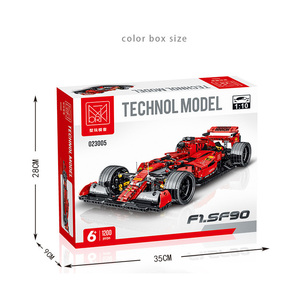 レースカービルディングキットエンジニアリングおもちゃレンガブロックF1カー子供用クリスマスギフト - Product Image 6