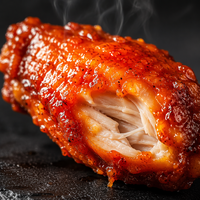 Alitas de Pollo Premium Estilo Orleans - Carne de Pollo Congelada Picante, Pollo Frito y Aperitivos para Fiestas para Exportadores