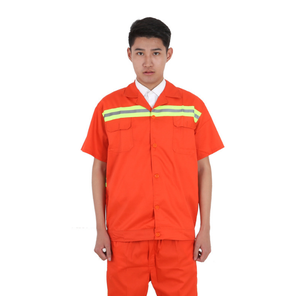 Uniforme de Trabajo Reflectante de Manga Corta para Jardinería, Limpieza de Propiedades, Mantenimiento de Carreteras - Product Image 3