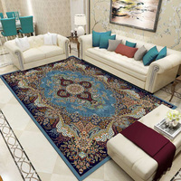 Tapis de salon moderne de luxe en polypropylène antidérapant, tapis imprimé pour sol, tapis de chambre, grand tapis d'extérieur