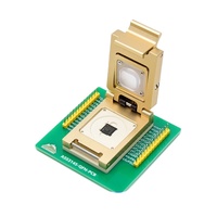 Base de prueba QFN48 con paso de 0.5mm, 7 pines, para programación y burn-in de IC, resistente a altas temperaturas