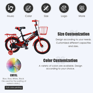 Bicicletta per <span class=keywords><strong>Bambini</strong></span> OEM da 3-14 Anni, 12 14 16 18 Pollici, Bici da <span class=keywords><strong>Montagna</strong></span> per <span class=keywords><strong>Bambini</strong></span> <span class=keywords><strong>con</strong></span> 4 Ruote di Supporto e Cestino <span class=keywords><strong>in</strong></span> Metallo, Bicicletta per <span class=keywords><strong>Bambini</strong></span> - Product Image 2