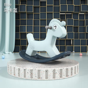 Jouets à <span class=keywords><strong>bascule</strong></span> pour enfants cheval à <span class=keywords><strong>bascule</strong></span> en plastique bébé dessin animé sport divertissement cyclisme animaux jouets activités d'intérieur - Product Image 2