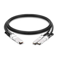 Câble DAC 100G 2M 100 Gbps QSFP28 vers QSFP28 Câble Twinax en cuivre à connexion directe passive compatible avec Cisco Dell HPE