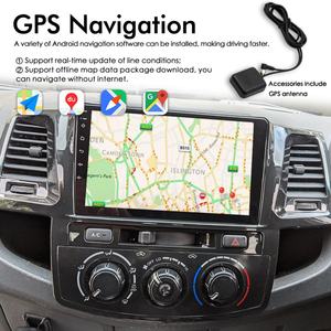 Reproductor Multimedia para Auto con CarPlay de 9 Pulgadas y 128 GB con Voz AI para Toyota Fortuner Hilux Revo Vivo 2007-2015, Estéreo para Auto, Navegación Automática - Product Image 6